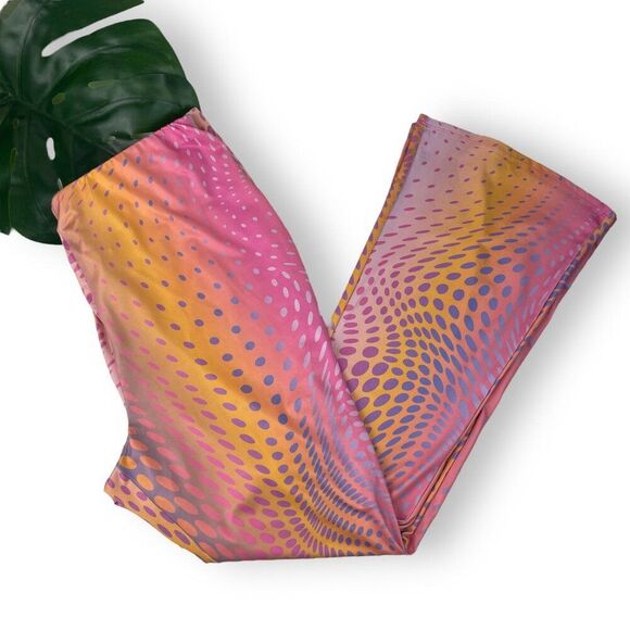 H&M Disco Ombre Sunset Flare Leggings in Stretch Jersey - Picture 5 of 10